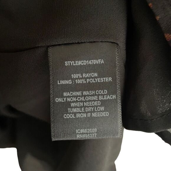 Sanctuary Womens Run Wild Shift Dress Size 12 Printed Floral Rayon Lined Bohemia - Picture 7 of 7